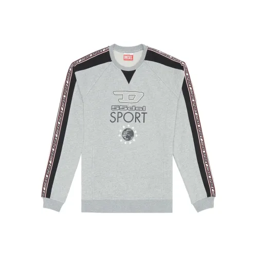 DIESEL Серый Мужской Свитшот