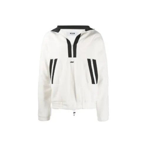 MSGM Белый Мужской Свитшот
