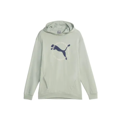 PUMA BETTER SPORTSWEAR Мужской худи свитшот мужской зеленый Туманный