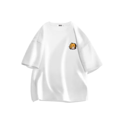 ONE PIECE Students' Короткий рукав T-рубашки Мужской Однотонный Базовый