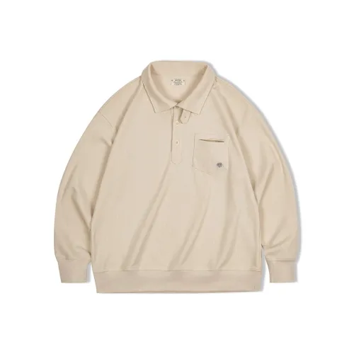 MADEN Экрю Мужские Толстовки