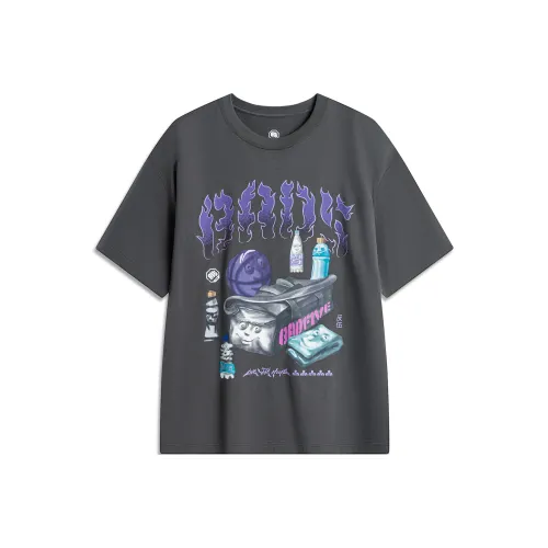 LINING x BADFIVE TT Рубашка Мужская Обсидианово-Серый