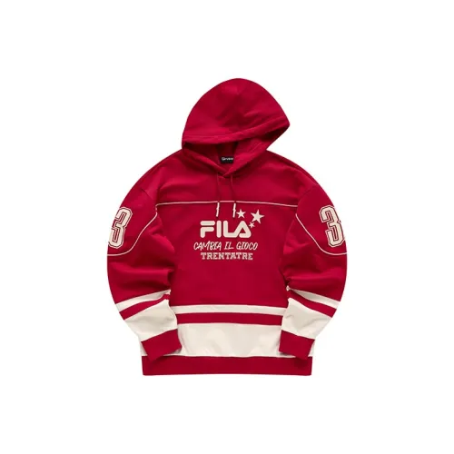 FILA FUSION Толстовка Унисекс Китайский Красный