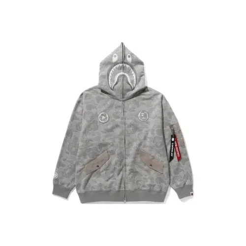 A BATHING APE Co Брендированный Alpha Industries Унисекс Свитшоты