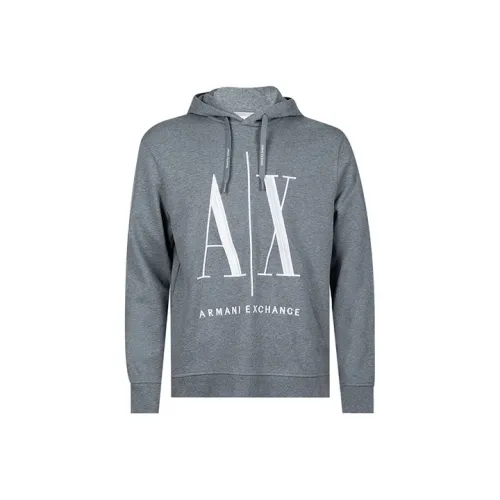 ARMANI EXCHANGE Темно-серый Мужские Свитшоты