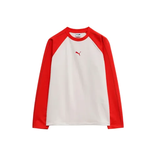 PUMA KNTT7 2K LS Tee T Рубашка Мужская Красная