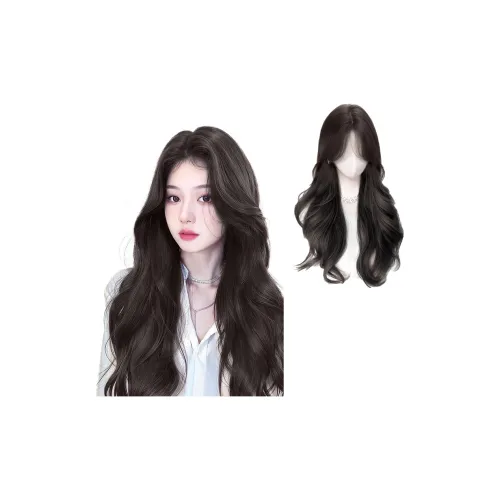 MUYAN Большая волна Бесшовный Длинный Натуральный Волосы Перука Полная Голова Комплект для Женщин