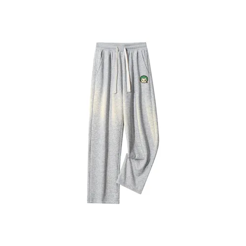 ONE PIECE Students Straight Fit Casual Pants Men's Solid Color Basic