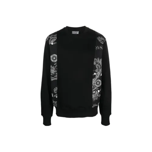 VERSACE JEANS COUTURE Черные Мужские Свитшоты