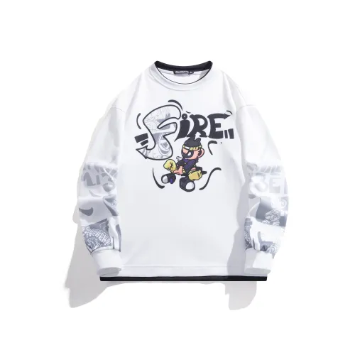 FireMonkey Белый Унисекс Свитшоты
