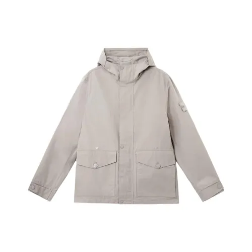 STONE ISLAND Куртки и Пальто Мужской Серый Белый