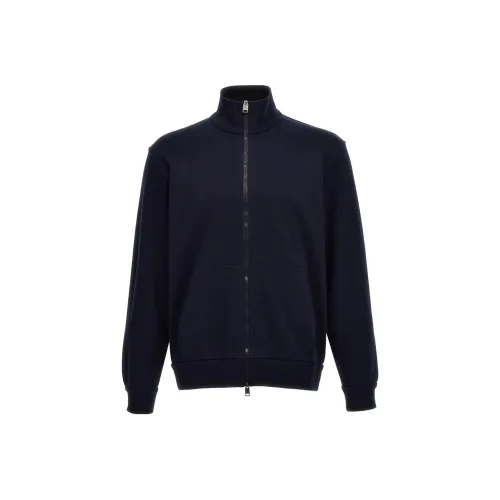 Brioni Мужские Свитшоты Морского Синего Цвета
