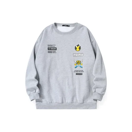 GENANX Вересковый серый Унисекс Толстовки