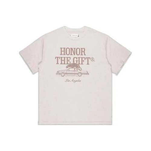 HONOR THE GIFT Серый Мужской T-Рубашки