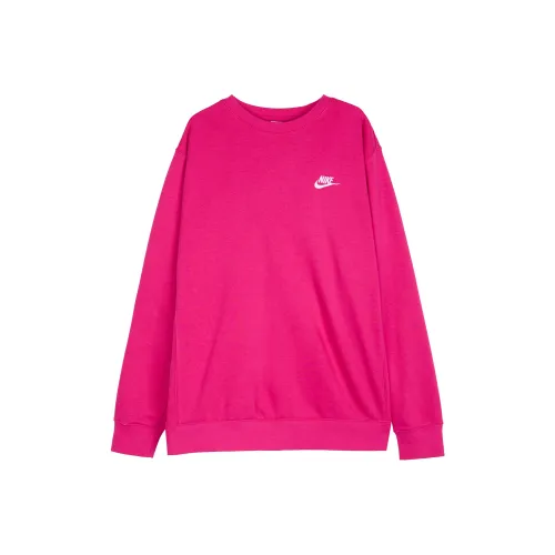 Nike Толстовка Мужской Малиновый Красный Белый