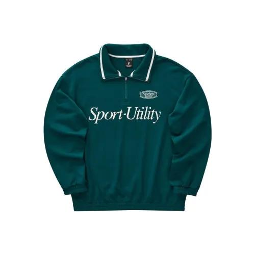 Skechers Colorful Свитшот Унисекс Глубокое море Зеленый