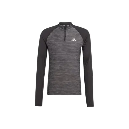 Adidas Gym+AEROREADY Training 3 Stripes Shirt Men's Black