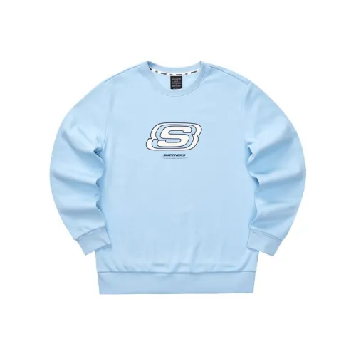 Skechers COLORFUL Воздушный голубой Унисекс Свитшоты