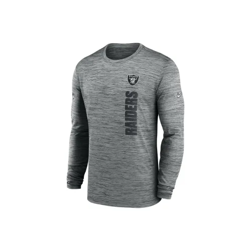 nike Dri FitNFL Las Vegas Raiders Sideline Vetyloci T Рубашка Мужская Серого цвета