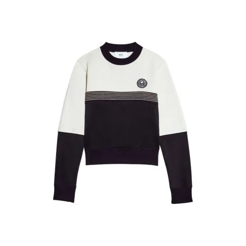 AMIPARIS Свитшот Мужской Черный Белый