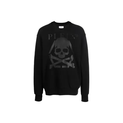 PHILIPP PLEIN Мужские черные свитшоты