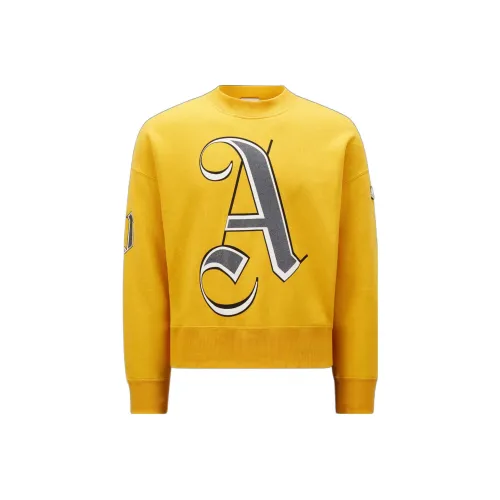 MONCLER GENIUS Palm Angles Collaboration Collection Желтый Унисекс Свитшоты