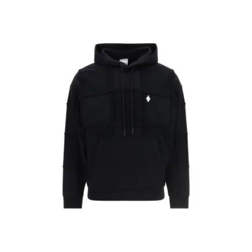 MARCELO BURLON Черные Мужские Свитшоты