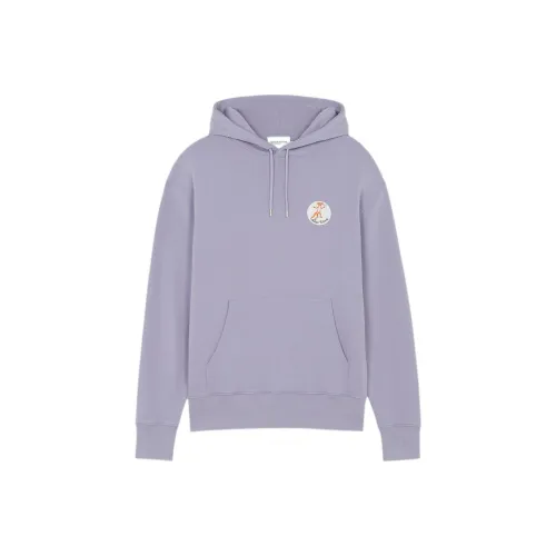 Maison Kitsune MAISON KITSUNÉ X OLYMPIA Коричневый Лиловый Фиолетовый Мужские Свитшоты