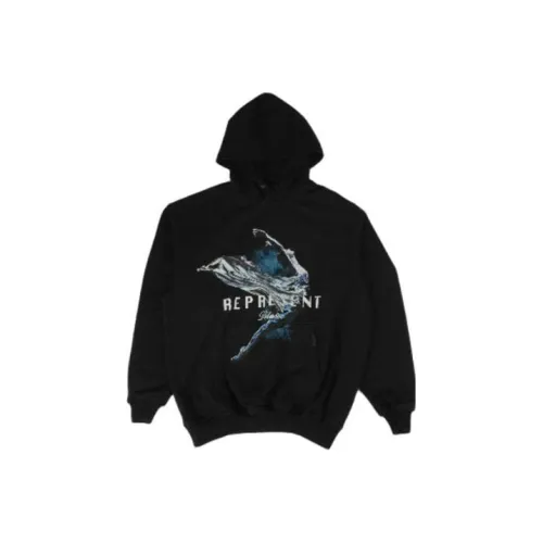 REPRESENT Черные Мужские Свитшоты