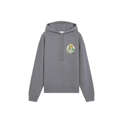 Maison Kitsune FW24 Толстовка Мужской Средний Серый