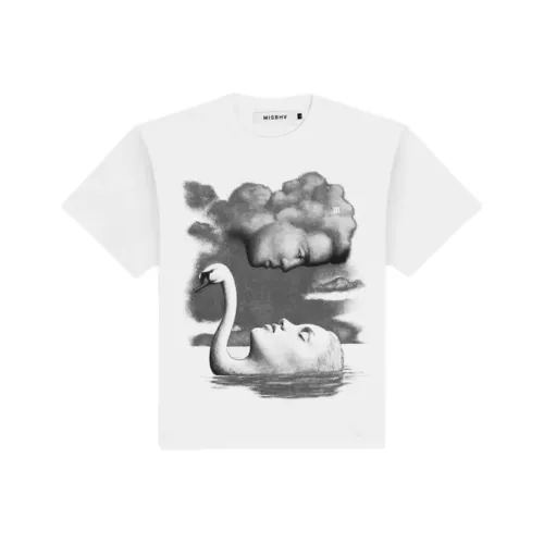 Misbhv Белый Мужской T-Рубашки