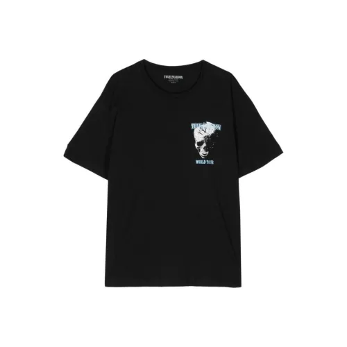 TRUE RELIGION T Рубашка Мужская Черная