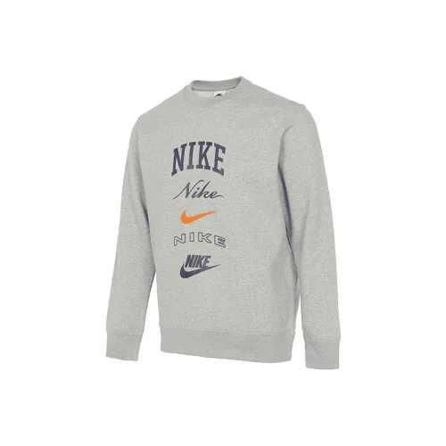 Nike Club Fleece Sweatshirt Men's Gray