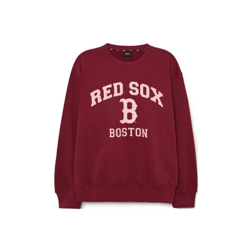 Mlb Base Logo Свитшот Унисекс Темно-бордовый