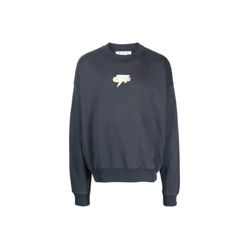 Off Белый Серый Мужские Толстовки