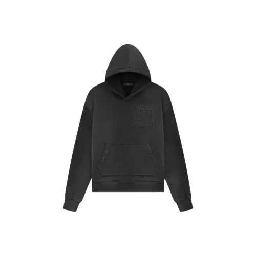 AMIRI Кристальный Burst Толстовка Мужская Черная
