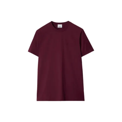 Burberry SS24 T Рубашка Мужская Черная Виноградная