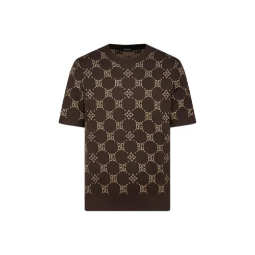 Biyin Leufen T-Рубашка Мужская Кофейного Цвета