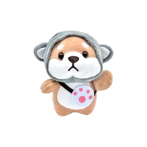 DAKUTU Маленький Shiba Inu Рюкзак Брелок Кукла Плюшевая Подвеска 11 см Рекомендуемая Высота