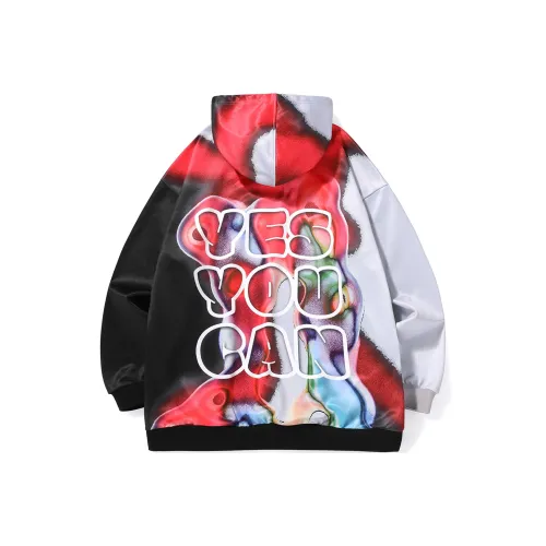 XXGOGO Черно-красный Унисекс Свитшоты