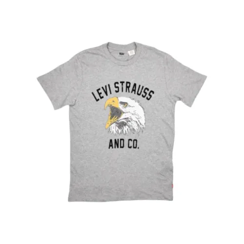 Levis Серый Мужской T-Рубашки