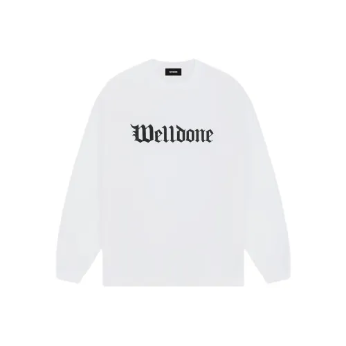 WE11DONE SS24 Свитшот Унисекс Белый