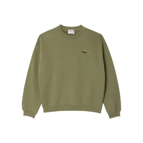 LACOSTE Хаки зеленый Унисекс Свитшоты