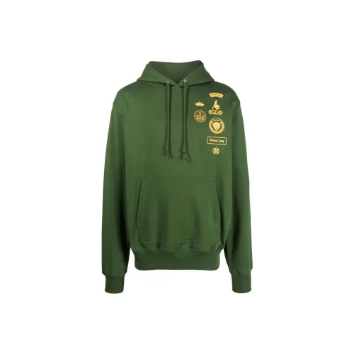 Helmut Lang Лесной зеленый Мужские Свитшоты