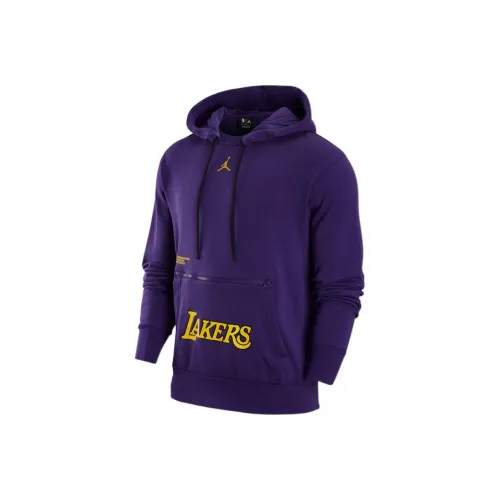Джордан Lakers NBA Фиолетовый Мужской Свитшот
