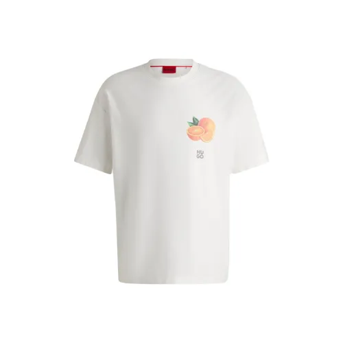 Hugo Boss Белые Мужские T-рубашки
