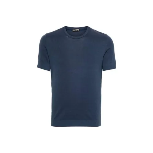 TOM FORD Рубашка Мужская Темно-синяя