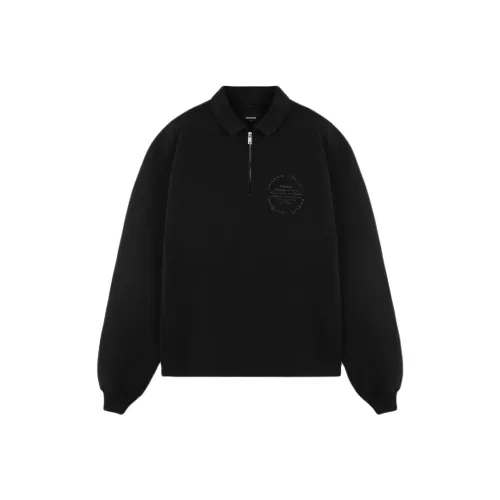 REPRESENT Season Tour Quarter Zip Свитер Толстовка Мужской Черный