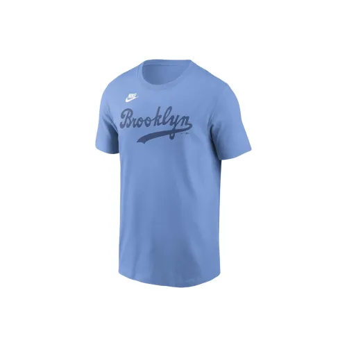 nike T-рубашка Brook Los Angeles Dodgers мужская светло-синяя