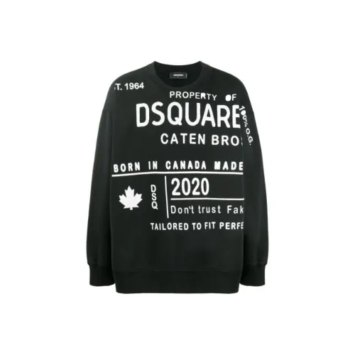 DSQUARED 2 Черные Мужские Свитшоты